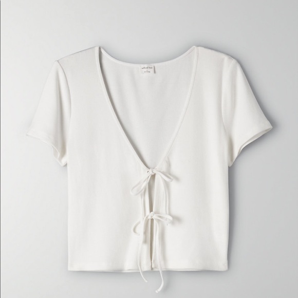 Wilfred Free Only Tie-Front T-Shirt - Picture 4 of 8